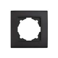 Viko 90484001 Linnera Life Gece Siyahı Tekli Çerçeve - 1