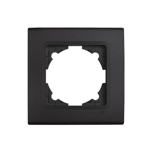 Viko 90484001 Linnera Life Gece Siyahı Tekli Çerçeve - 1