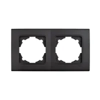 Viko 90484002 Linnera Life Gece Siyahı İkili Çerçeve - 1