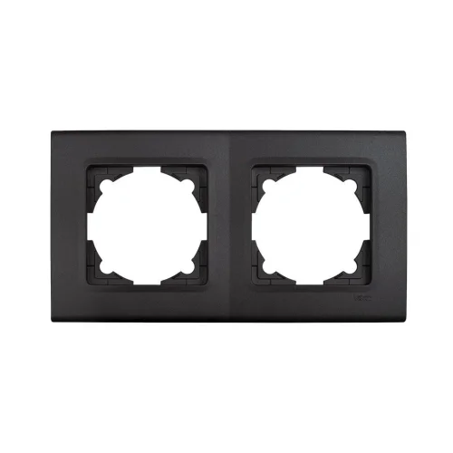 Viko 90484002 Linnera Life Gece Siyahı İkili Çerçeve - 1