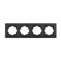 Viko 90484004 Linnera Life Gece Siyahı Dörtlü Çerçeve - 1