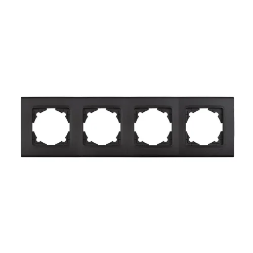 Viko 90484004 Linnera Life Gece Siyahı Dörtlü Çerçeve - 1