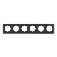 Viko 90484006 Linnera Life Gece Siyahı Altılı Çerçeve - 1