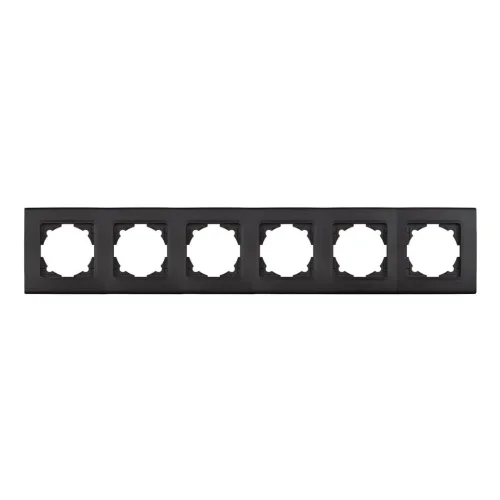 Viko 90484006 Linnera Life Gece Siyahı Altılı Çerçeve - 1