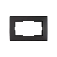 Viko 90484007 Linnera Life Gece Siyahı Sıva Altı İkili Çerçeve - 1