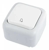 Viko 90555406 Palmiye Beyaz Zil Anahtarı - 1