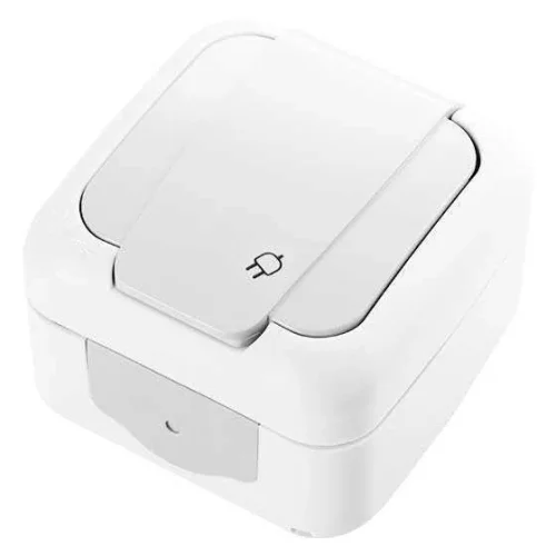 Viko 90555408 Palmiye Beyaz Topraklı Priz - 1