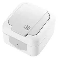 Viko 90555410 Viko Palmiye Beyaz TV Sonlu - 1