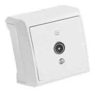 Viko 90555449 Viko Palmiye Beyaz TV Prizi Dirençsiz - 1