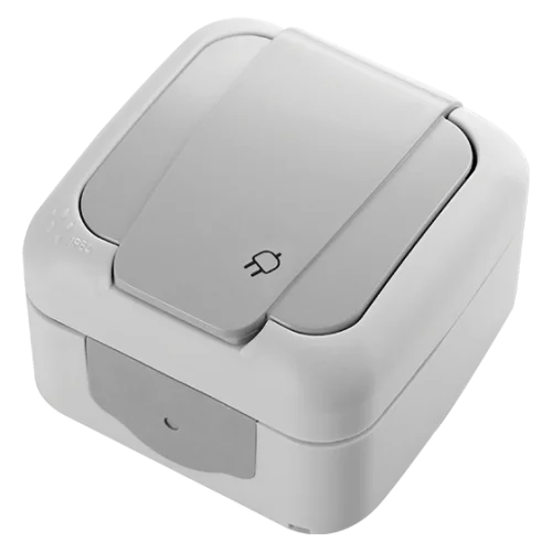 Viko 90555508 Palmiye Gri Topraklı Priz - 1