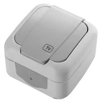 Viko 90555510 Viko Palmiye Gri TV Sonlu - 1