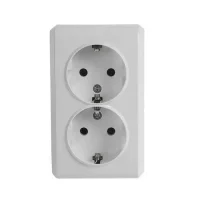 Viko 90681056 Vera Beyaz İkili Topraklı Priz - 2