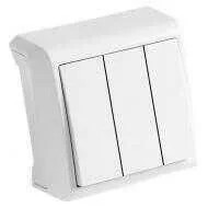 Viko 90681068 Vera Beyaz Üçlü Anahtar - 1