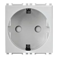 Viko 90800001 Beyaz 45x45 Topraklı Priz - 1