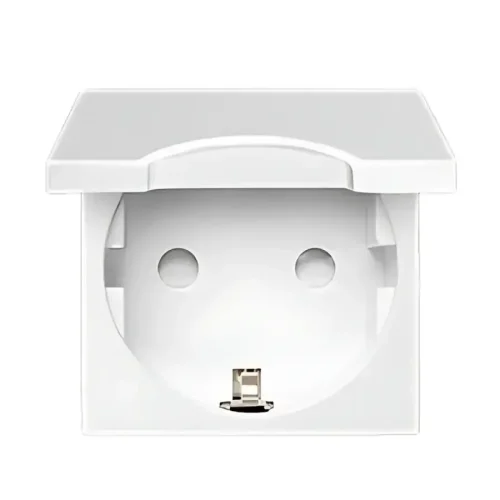 Viko 90800005 Kapaklı Topraklı Priz Beyaz - 1