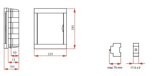 Viko 90912016 16'lı Sıva Altı Sigorta Kutusu - 2