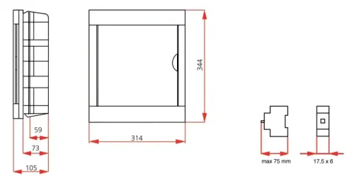 Viko 90912024 24'lü Sıva Altı Sigorta Kutusu - 2