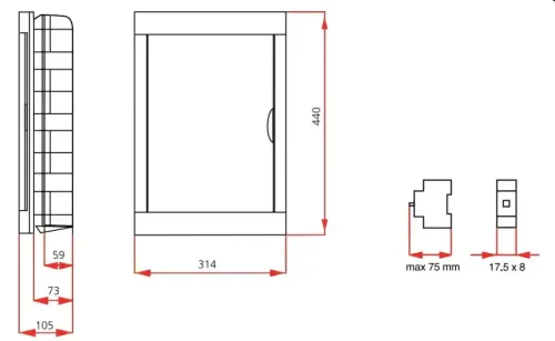 Viko 90912036 36'lı Sıva Altı Sigorta Kutusu - 2