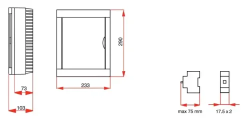 Viko 90912116 16'li Halogen Free Sıva Üstü Sigorta Kutusu - 2