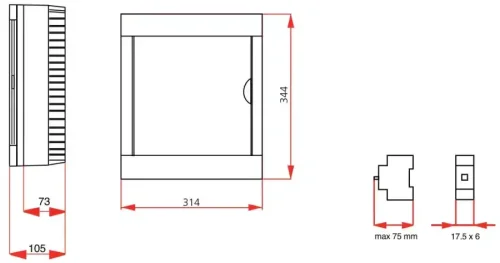 Viko 90912124 24'lü Halogen Free Sıva Üstü Sigorta Kutusu - 2