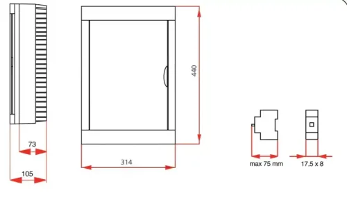 Viko 90912136 36'lı Halogen Free Sıva Üstü Sigorta Kutusu - 2