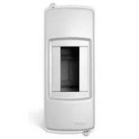 Viko 90914001 1-2'li Beyaz Sıva Üstü Sigorta Kutusu - 1