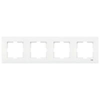 Viko 90960203 Karre Beyaz Dörtlü Çerçeve - 1