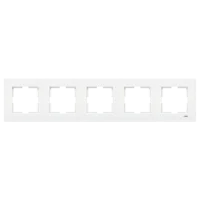 Viko 90960204 Karre Beyaz Beşli Çerçeve - 1