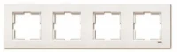 Viko 90960213 Karre Krem Dörtlü Çerçeve - 1