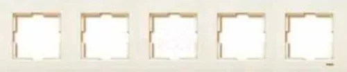 Viko 90960214 Karre Krem Beşli Çerçeve - 1