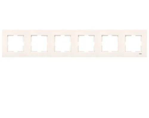 Viko 90960215 Karre Krem Altılı Çerçeve - 1