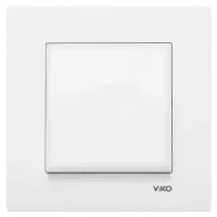 Viko 90967001 Karre/Meridian Beyaz Anahtar Mekanizma - Çerçevesiz - 1