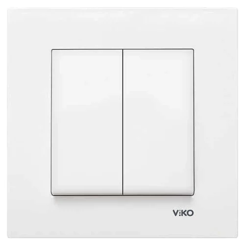 Viko 90967002 Karre/Meridian Beyaz Komütatör Mekanizma - Çerçevesiz - 1