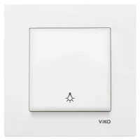Viko 90967003 Karre/Meridian Beyaz Light Mekanizma - Çerçevesiz - 1