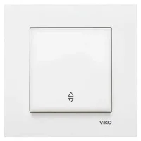 Viko 90967004 Karre/Meridian Beyaz Vavien Mekanizma - Çerçevesiz - 1