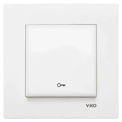 Viko 90967005 Karre/Meridian Beyaz Kapı Otomatiği Mekanizma - Çerçevesiz - 1