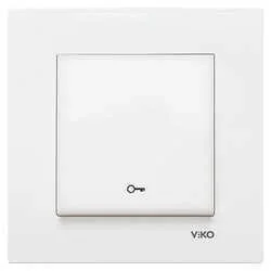 Viko 90967005 Karre/Meridian Beyaz Kapı Otomatiği Mekanizma - Çerçevesiz - 2