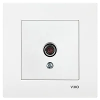 Viko 90967010 Viko Karre/Meridian Beyaz TV Sonlu Mekanizma - Çerçevesiz - 1