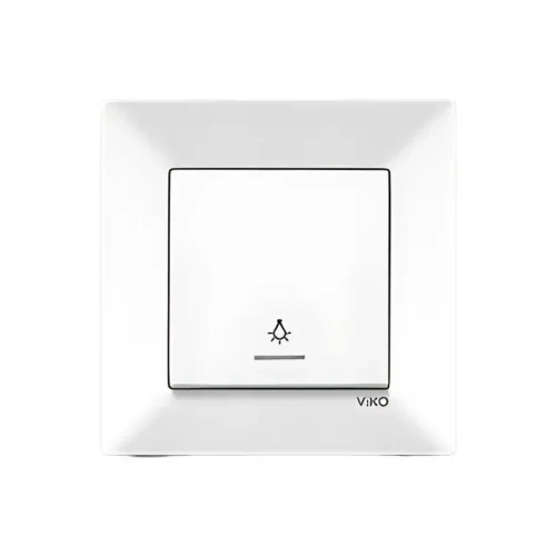 Viko 90967014 Karre/Meridian Beyaz Işıklı Light Mekanizma - Çerçevesiz - 1