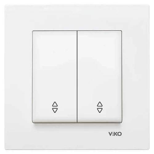 Viko 90967017 Karre/Meridian Beyaz Komütatör Vavien Mekanizma - Çerçevesiz - 1