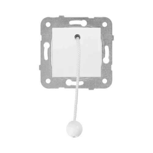 Viko 90967018 Karre/Meridian Beyaz İpli Acil Uyarı Butonu - Çerçevesiz - 1