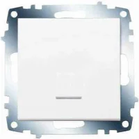 Viko 90967019 Karre/Meridian Beyaz Işıklı Anahtar - Çerçevesiz - 1