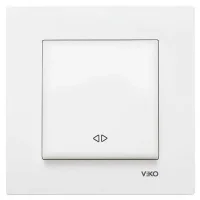 Viko 90967031 Karre/Meridian Beyaz Permütatör Mekanizma - Çerçevesiz - 1