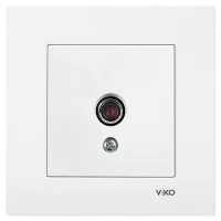 Viko 90967049 Viko Karre/Meridian Beyaz TV Dirençsiz Mekanizma - Çerçevesiz - 1