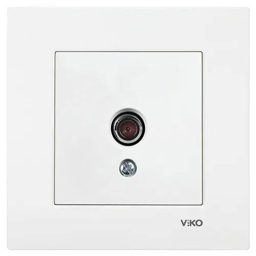 Viko 90967049 Viko Karre/Meridian Beyaz TV Dirençsiz Mekanizma - Çerçevesiz - 1