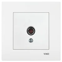 Viko 90967059 Viko Karre/Meridian Beyaz TV Geçişli 8dB Mekanizma - Çerçevesiz - 1