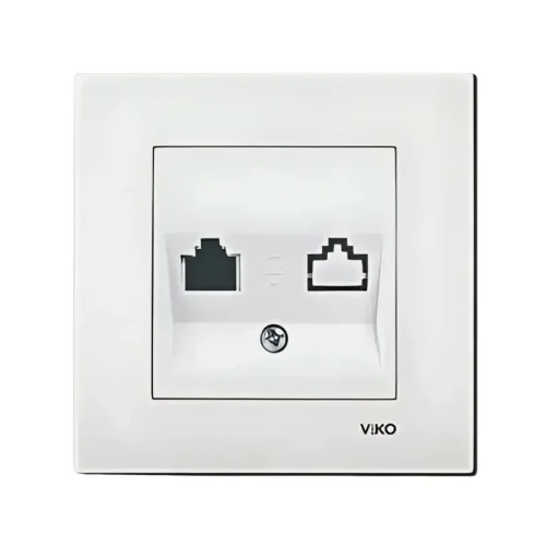 Viko 90967062 Karre/Meridian Data Prizi Jaksız - Beyaz - Çerçevesiz - 1