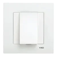 Viko 90967077 Karre/Meridian Beyaz Kablo Çıkış Mekanizma - Çerçevesiz - 1