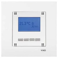 Viko 90967132 Karre/Meridian Beyaz Digital Termostat Mekanizma - Çerçevesiz - 1