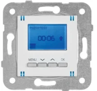 Viko 90967133 Karre Meridian Beyaz Dijital Jaluzi Kon Anh Mekanizma+Düğme Kapak - 1